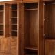 Solid wood bookshelf