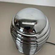 Vintage Table Lamp made of Chromed Metal by Kazuo Motozawa for Staff Leuchten, Germany, 1970s