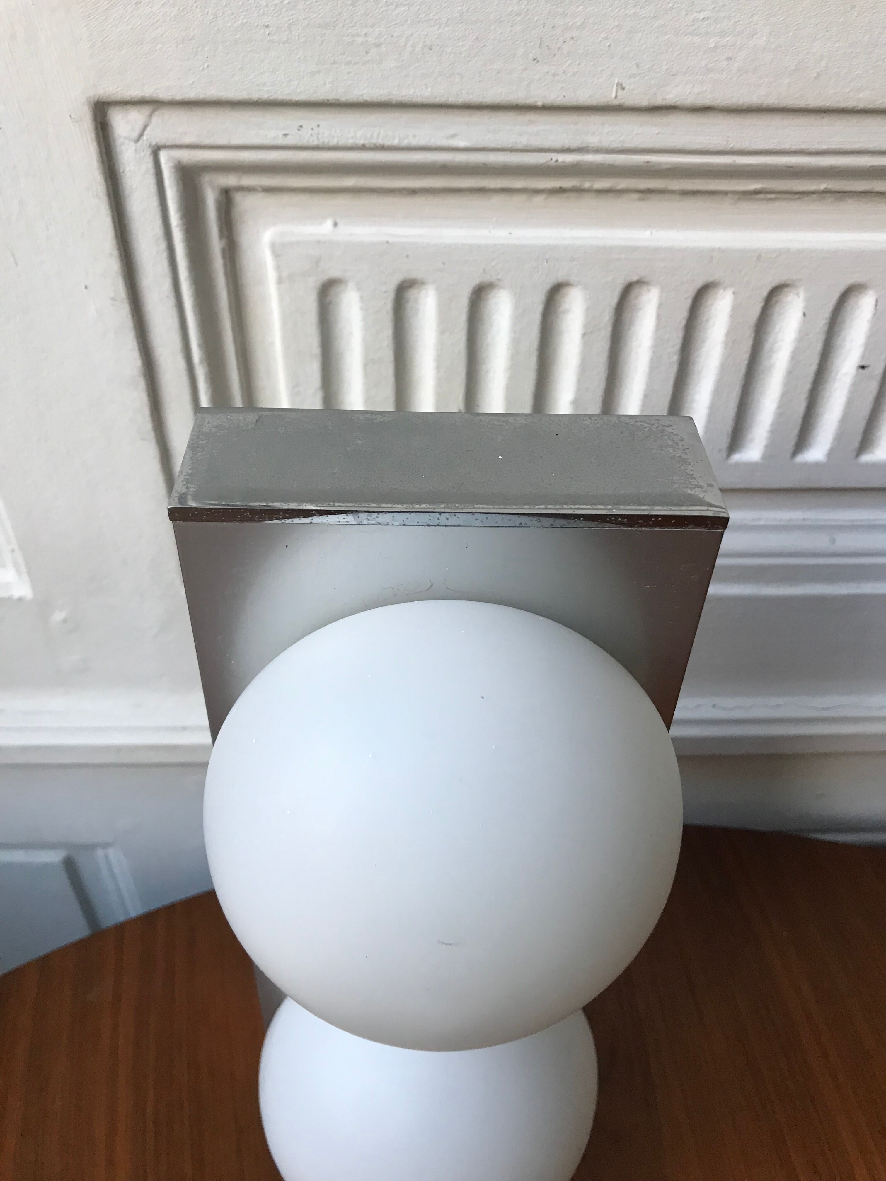 Vintage opaline wall lamp