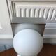 Vintage opaline wall lamp