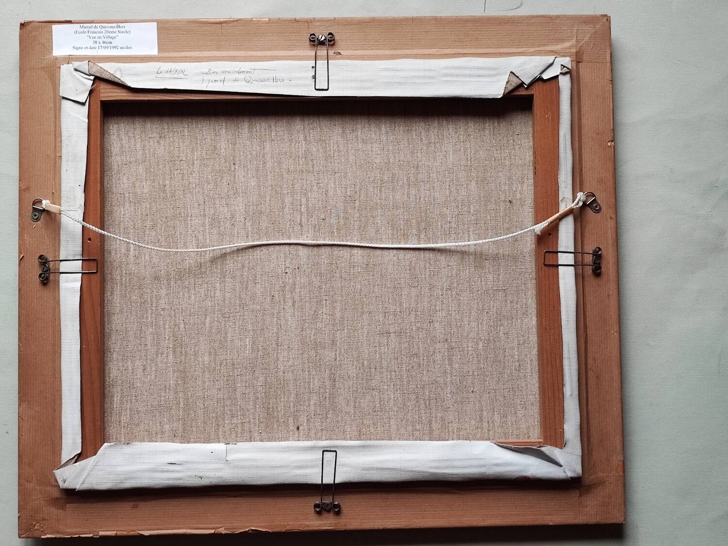 Tableau par Marcel de Quevauvilliers