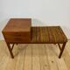 Teak telephone bench, Denmark 1960