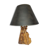 Lampe 3 violon sculpté signé f.conte