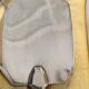 Art Deco dessert service covers in silver metal