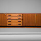 Danish sideboard in teak by Gunnar Nielsen for Tibergaard, 1960s