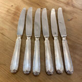 Series of 6 Ercuis dessert knives