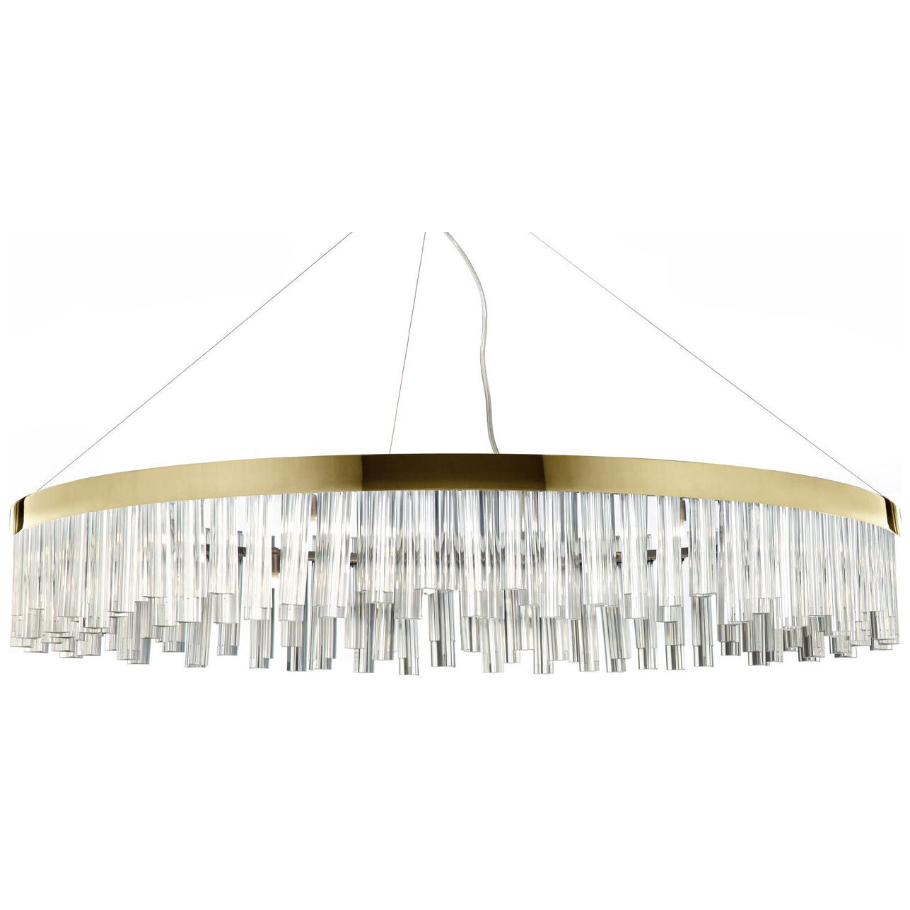 Contemporary “sinfonia” triedro murano glass chandelier
