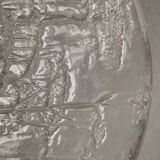 Large Finnish Glass Plate from the Mid-Century by Kaija Aarikka for Humppila