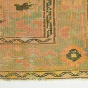 6x9 Shades Of Peach Orange Handmade Wool Oriental Turkish Rug, 180x286Cm