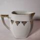 Ms france coffee service art deco style white and gold