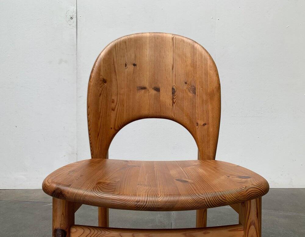 Danish pine chairs from the mid-century by Niels Koefoed for Glostrup, 1960s, set of 4.