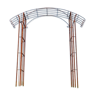 Iron garden arch