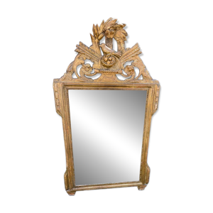 Miroir ancien bois doré