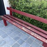 Wooden bench