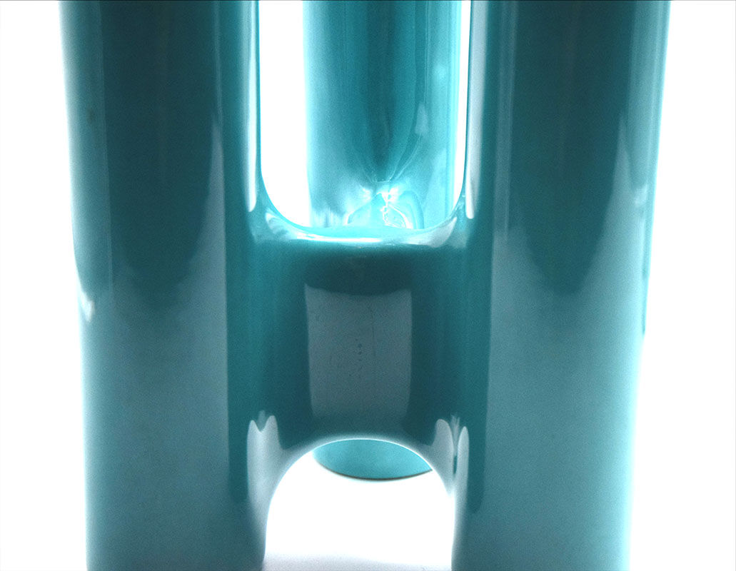 Interlocking ceramic vases by Enzo Bioli for Il Picchio, 1970s.