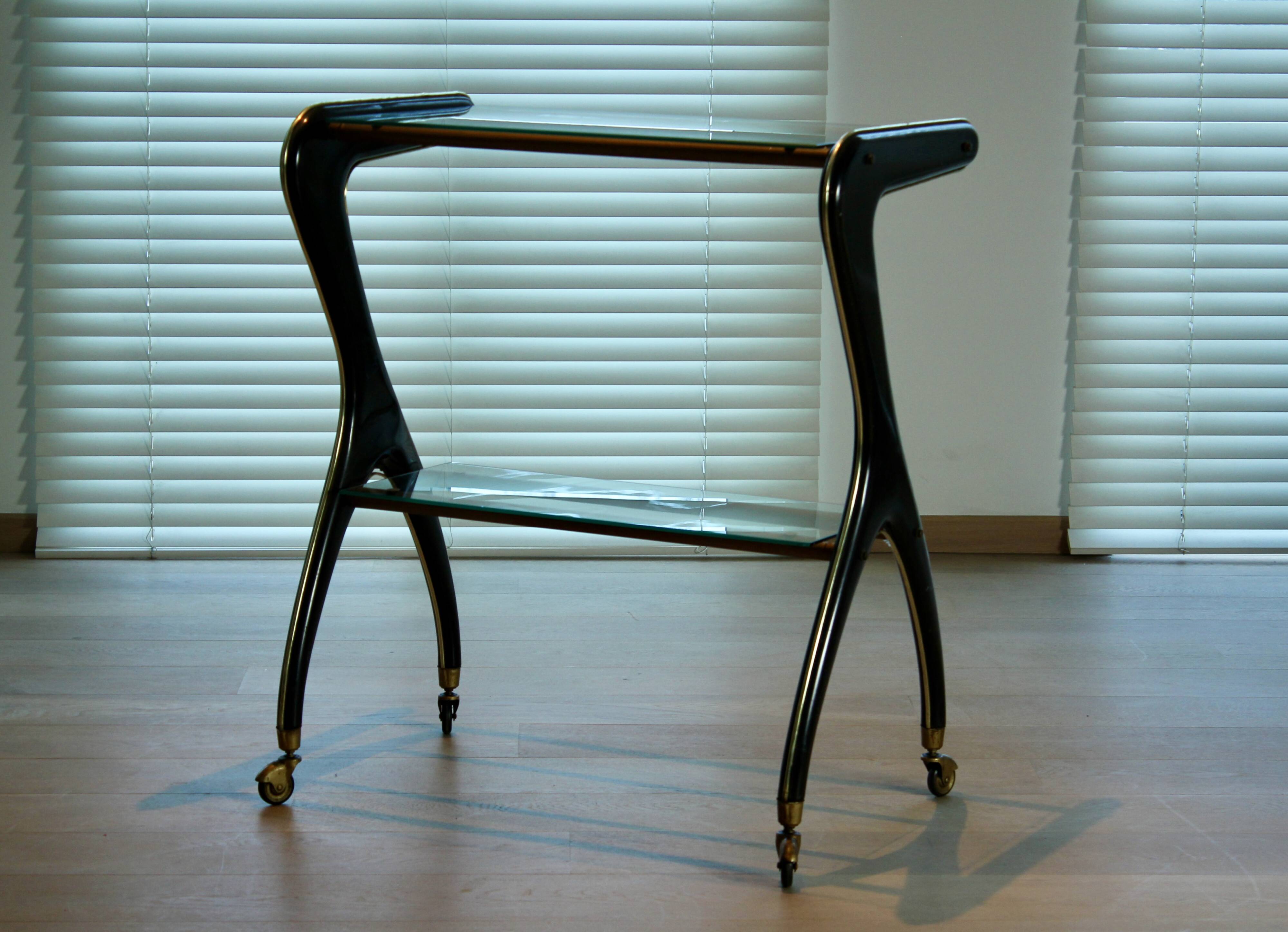 Table d'appoint par Rama Moncalieri (Turin), années 1950, Italie