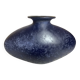 Large blue ovoid Scavo vase