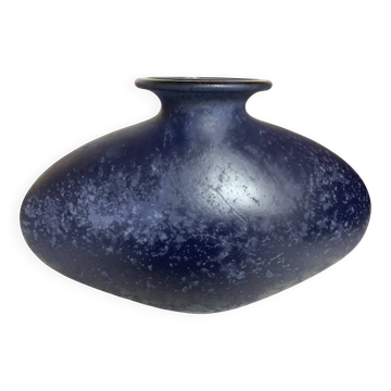 Grand vase ovoïde Scavo bleu