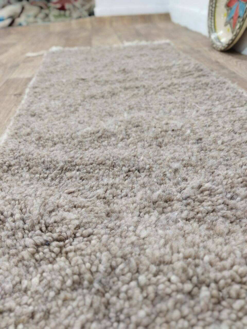 Handcrafted Moroccan Berber Rug 138 X 62 CM