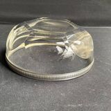 Baccarat Harcourt cream bowl – Cut crystal and silver – Head of Minerva hallmark