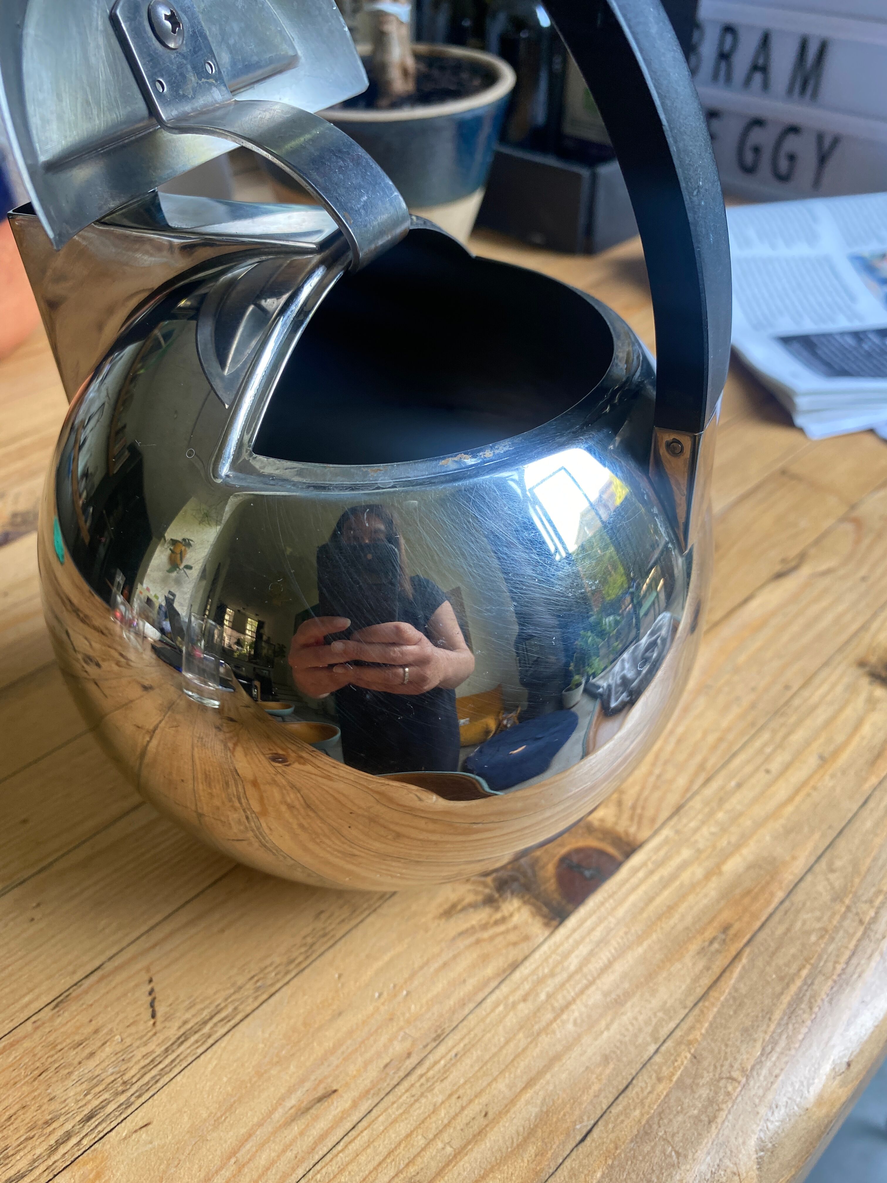 Oliver Hemming Teapot stainless steel Nio