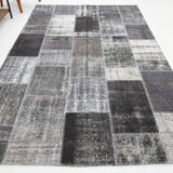 Tapis vintage patchwork turc