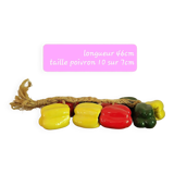 Cluster of ceramic peppers