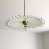 Vintage opaline pendant light