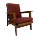 Armchair 50s style scandinavian 3 positions