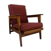 Armchair 50s style scandinavian 3 positions