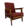 Armchair 50s style scandinavian 3 positions