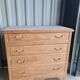 Commode art déco vintage bois massif