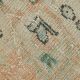 9x10 Soft Peach Turkish Vintage Rug, 186x287 Cm