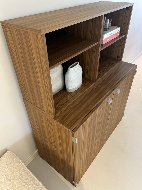 Mobilier de rangement vintage Meurop, années 1970 — teck, design belge