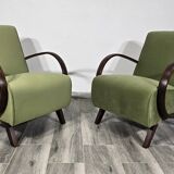 Set of Lounge Chairs by Jindrich Halabala, 1940s