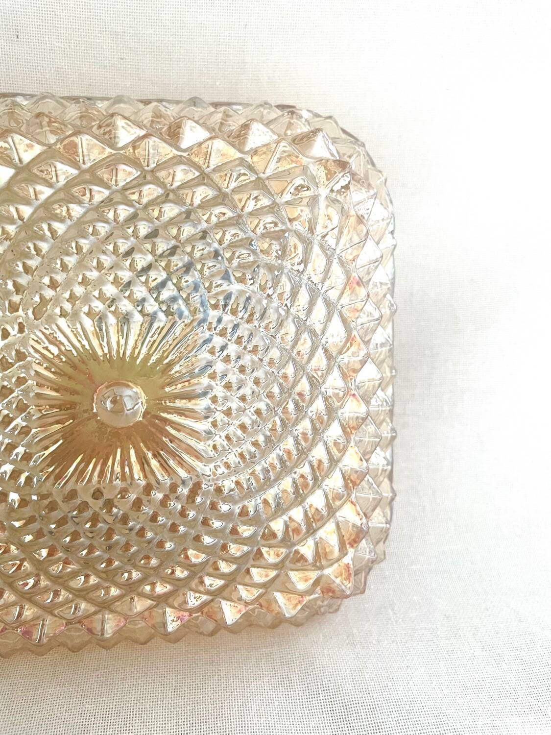 Glass ceiling light