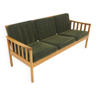 Canapé scandinave en chêne, Skaraborgs Möbelindustri, Tibro, Suède, 1960