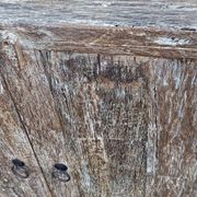 Buffet 4 portes en bois brut
