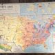 Ancienne planche scolaire Etats-Unis