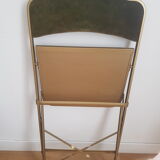 Velvet folding chair