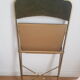 Velvet folding chair