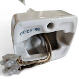 2 x Porcelain Wagenfeld wall lamp no. 4300 for Lindner / 1950s