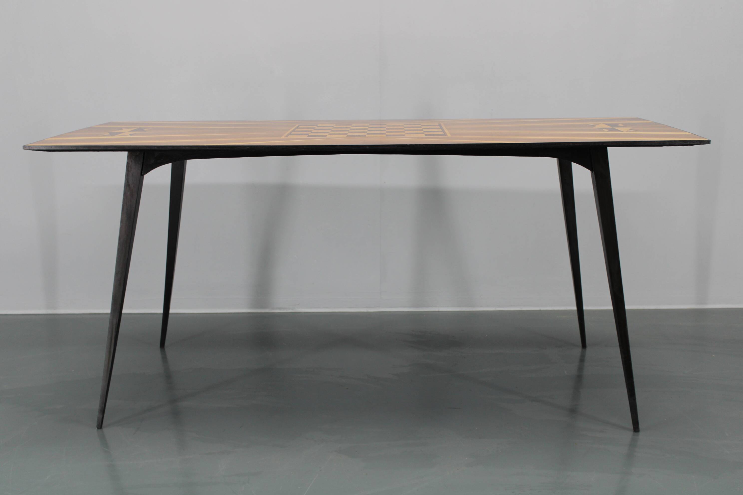 1960s Dining Chess Table , Czechoslovakia