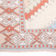 4x6 blue and beige handmade oushak rug