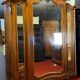 Louis XV library cabinet in walnut around 1850