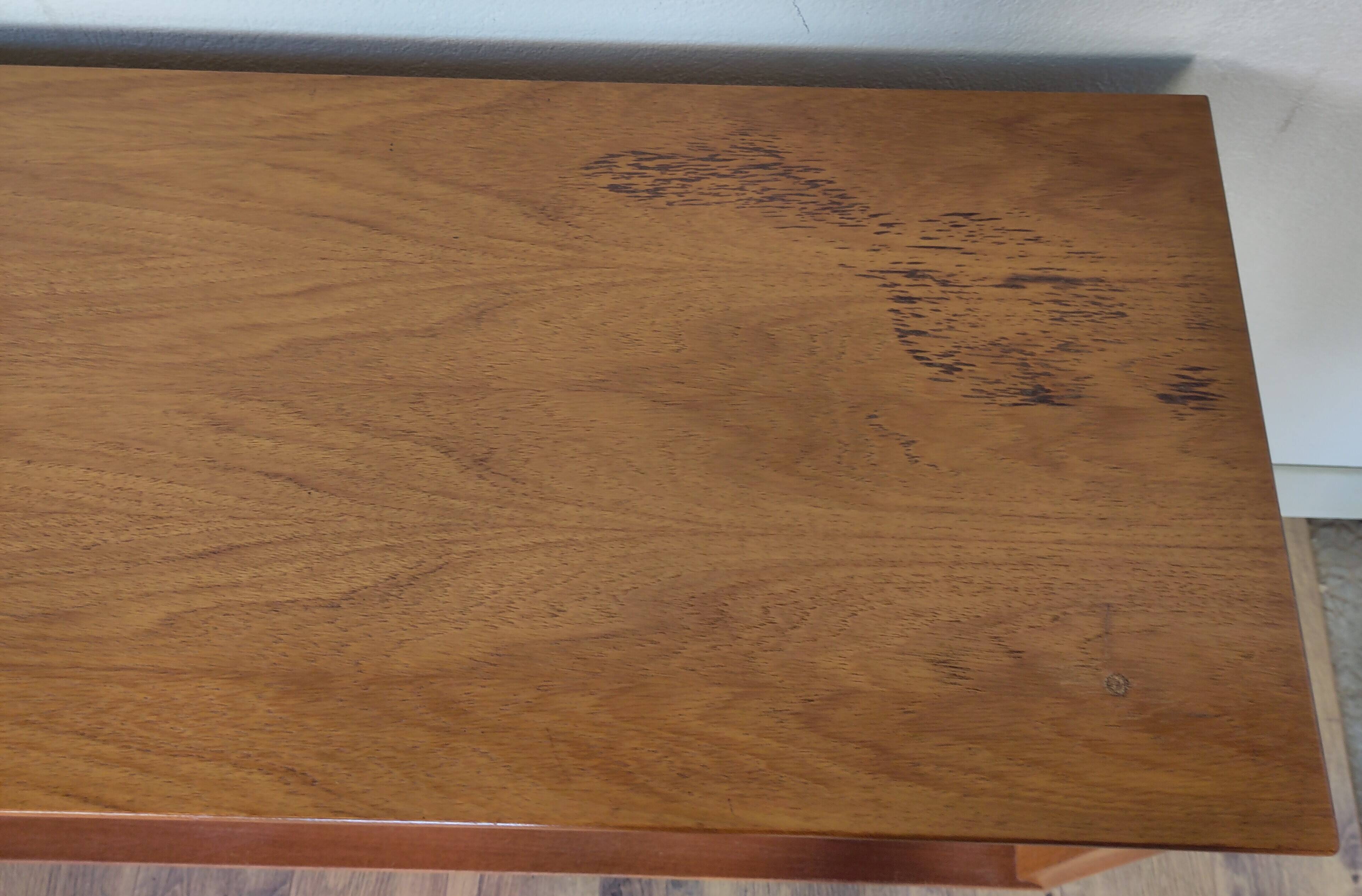 Scandinavian teak and metal sideboard