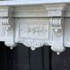 Napoleon III fireplace in Carrara marble