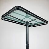 Large black Italian coffee table by Allegri Arredamenti, 1970s.