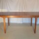 Extendable table set and six Scandinavian Teak Mc Intosh chairs