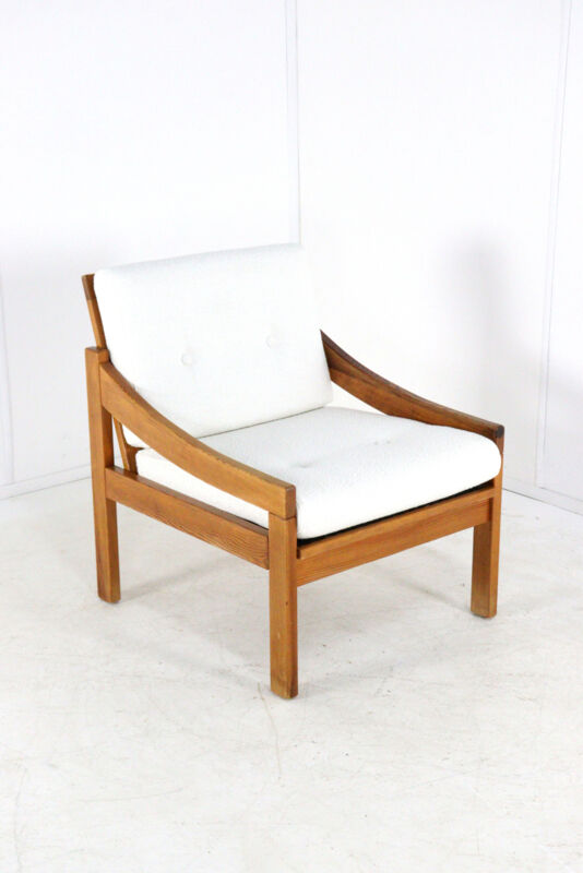 Fauteuil en pin 'Gassel' | 2 pièces en stock
